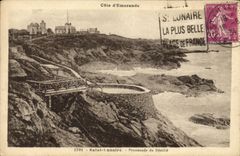 CPA Saint Lunaire Promenade du Decolle