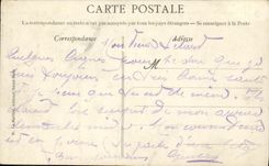 VINTAGE POSTCARD Lunar St L Hotel of Paris Train