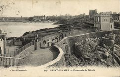 CPA Saint Lunaire Promenade du Decolle