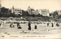 CPA Saint Lunaire Plage et Villas