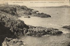 CPA Saint Lunaire Rochers pris du Decolle