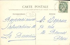 Lunar santo de la POSTAL de la VENDIMIA la playa y el hotel grande