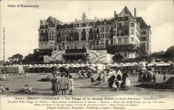 CPA Saint Lunaire La Plage et le Grand Hotel