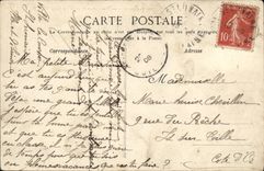 VINTAGE POSTCARD Lunar Saint View taken Takes off