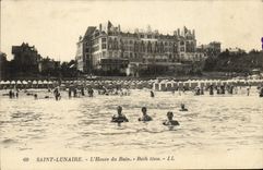 CPA Saint Lunaire L Heure du Bain
