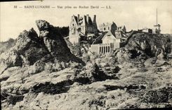 CPA Saint Lunaire Vue prise au Rocher David
