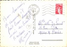 MODERN CARD To remember of Meen Saint the Large one