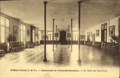 CPA St Meen le Grand Communaute de l lmmaculee Conception La Salle des Exercices