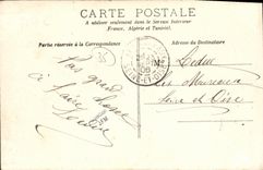 Mercado santo de Meen de la POSTAL de la VENDIMIA cubierto