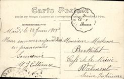 Castillo del St Meen de la POSTAL de la VENDIMIA de las gravas