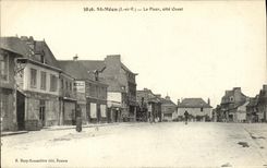 CPA St Meen La Place cote Ouest