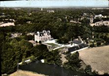 POSTAL MODERNA St Ouen de los dominios el castillo del aire visto Bellinaye