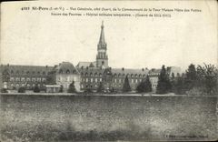 CPA Saint Pern Vue Generale cote Ouest de la communaute de la tour Maison mere des Petites soeurs des pauvres Hopital 