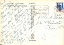 MODERN CARD St Servan ISCED Corsair View and the rock of Bizeux