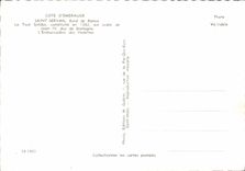 POSTAL MODERNA borde santo de Servan de rancio la torre Solidor L etapa de aterrizaje de las motoras de alta velocidad