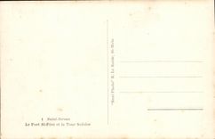 CPA Saint Servan Le Port St Pere et la Tour Solidor