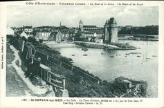 VINTAGE POSTCARD St Servan on Sea the Hold the Solidor Tower