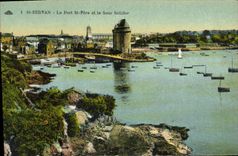 CPA Saint Servan Le Port St Pere et la Sour Solidor