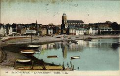 VINTAGE POSTCARD Holy Servan the Port Solidor L Church