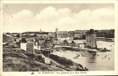 CPA St Servan vue generale et la Tour Solidor