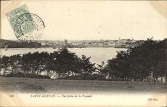 CPA Saint Servan Vue prise de la Vicomte