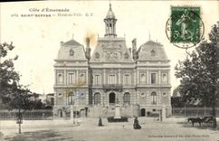VINTAGE POSTCARD Holy Servan Town hall
