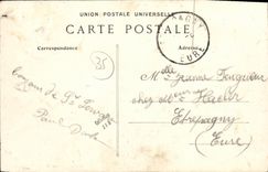 VINTAGE POSTCARD Holy Servan Town hall