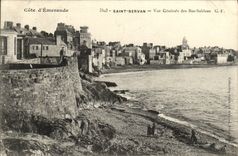 CPA Saint Servan Vue Generale des Bas Sablons