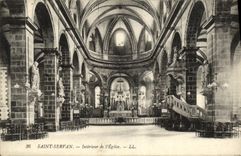 CPA Saint Servan Interieur de l Eglise