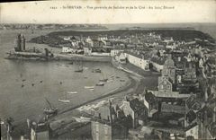 VINTAGE POSTCARD Holy Servan View of Solidor and the Dimension With far Dinard