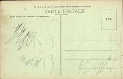 Tapa santa de Suliac de la POSTAL de la VENDIMIA del barco de Grinfollet