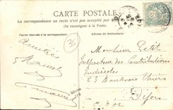 Bordes de la POSTAL de la VENDIMIA de Suliac de la opinion rancia Saint