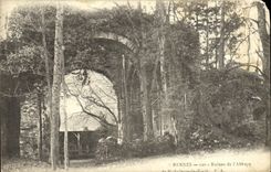 CPA Rennes Ruines de l Abbaye de St Sulpice la Foret