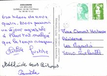 POSTAL MODERNA Zooloisirs nos dejo quemarlos parque zoologico de Quebriac Tintenic