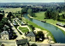 POSTAL MODERNA aire visto Tintenic el sitio para acampar municipal el canal