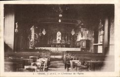 POSTAL Vendel L interior de la VENDIMIA de L iglesia