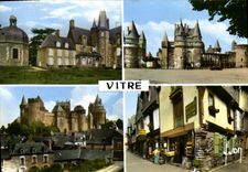 MODERN CARD Vitre Castle of the Rocks Celebrates property of Madam de Sevigne