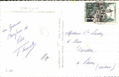 MODERN CARD Pane Old women houses Street Beaudrairie