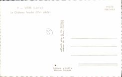 CPM Vitre Le Chateau Feodal
