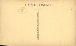 VINTAGE POSTCARD Pane Church Notre Dame Waste gas main of house Renaissance