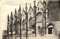 CPA Vitre Eglise Notre Dame Facade Sud et Chaire exterieure