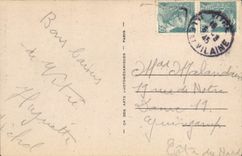 VINTAGE POSTCARD Pane Street Beaudrairie Houses 15th