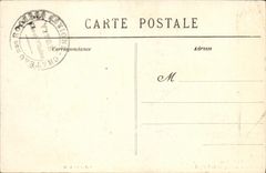 VINTAGE POSTCARD Pane Castle of the Rocks Room of the Marchioness of Sevigne