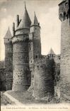CPA Vitre La Chateau La Tour St Laurent et les fosses