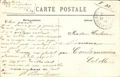 VINTAGE POSTCARD Vitre Rules of Mrs  Marquise of Sevigne by Bolivet