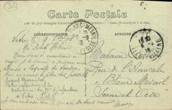 Cristal de la POSTAL de la VENDIMIA el castillo de los duques de Tremoille Chatelet