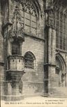 VINTAGE POSTCARD Pane Pulpit External of L Notre Dame Church