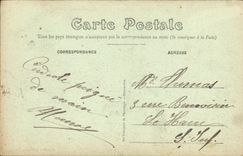 Cristal de la POSTAL de la VENDIMIA que el castillo norteno salio y que afila desagradable de los campos de la lavanda de la lavanderia automatica