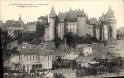 VINTAGE POSTCARD Pane the Castle and L Hospital St Nicolas