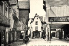 VINTAGE POSTCARD Pane the Street Pottery